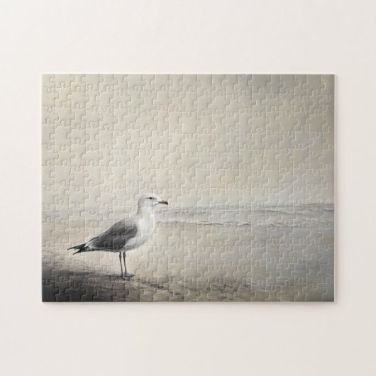 Seagull am Ufer Puzzle (Horizontal)