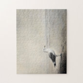 Seagull am Ufer Puzzle (Vertikal)