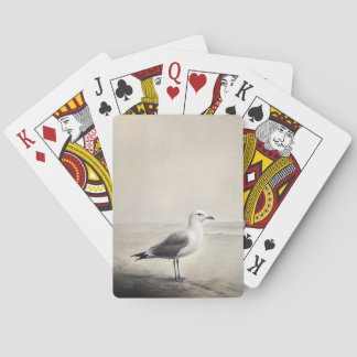 Seagull am Ufer Spielkarten