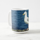 Seagull an der Bucht Kaffeetasse (Vorderseite Links)