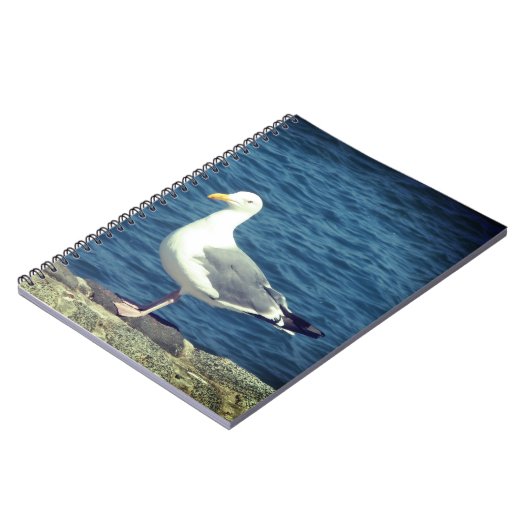 Seagull an der Bucht Notizblock (Linke Seite)