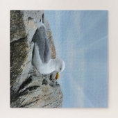 Seagull an der Küste Puzzle (Horizontal)