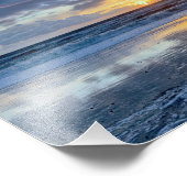 Seagull at Sunset - Venice Beach, CA Fotodruck (Ecke)