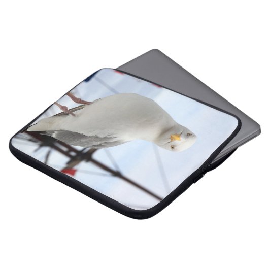 Seagull auf dem Notebook-Computer-Sieb Laptopschutzhülle (Vorne Oben)