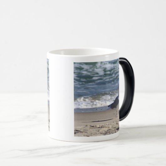 Seagull auf der Beach Tasse (VorderseiteRechts)