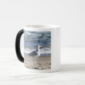 Seagull auf der Beach Tasse (Vorderseite Links)