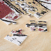 Seagull auf der Brücke in Hythe Puzzle (Seite)