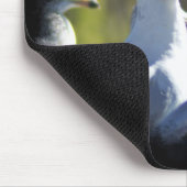 Seagull auf der Schiene Mousepad (Ecke)