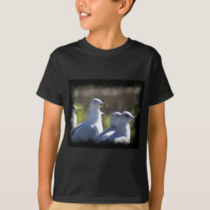 Seagull auf der Schiene T-Shirt