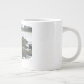 Seagull auf Felsen Jumbo-Tasse (Rechts)