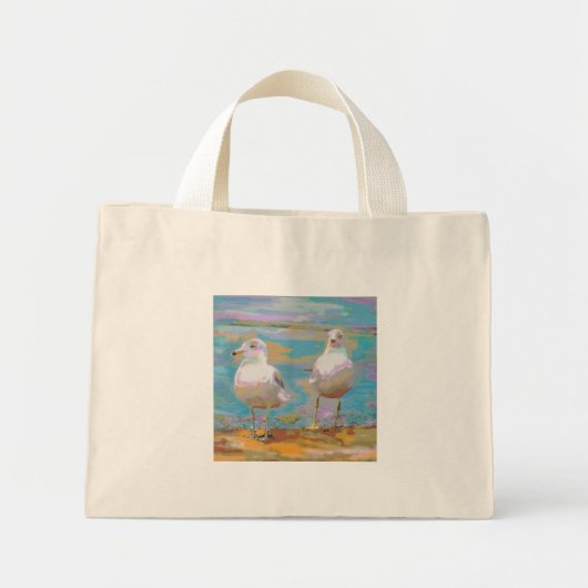 Seagull Beach Bag Mini Stoffbeutel (Vorne)