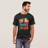 Seagull Beach Chicken Animal T-Shirt (Vorne ganz)