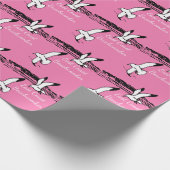 Seagull Beach East Coast Beachcomber gift wrap Geschenkpapier (Ecke)