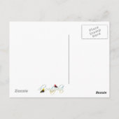 Seagull Beach Travel Postcard Postkarte (Rückseite)