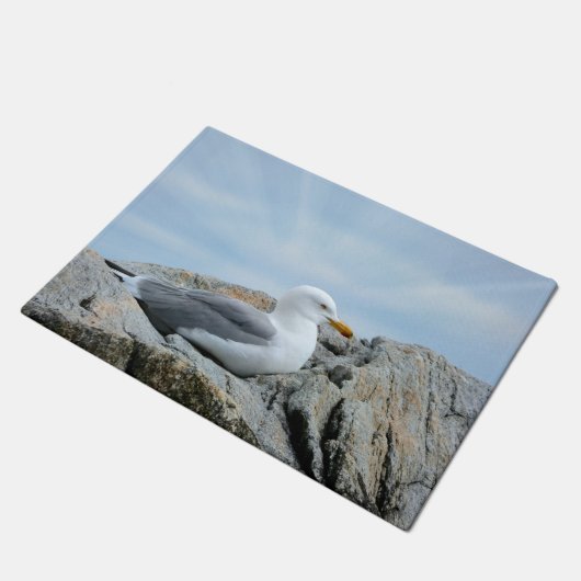 Seagull Beachy Fußmatte (Schrägansicht)