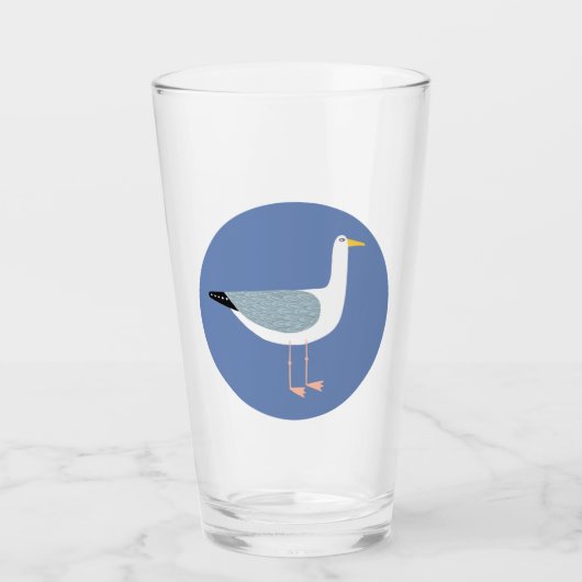 Seagull Bierglas Glas (Vorderseite)