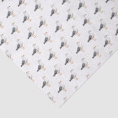 Seagull Bird Beach Ocean Coast White Watercolor Seidenpapier (Detail)