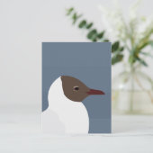 Seagull Bird Gull Postkarte (Stehend Vorderseite)