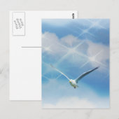 Seagull-Bird im Foto Postkarte (Vorne/Hinten)