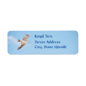 Seagull Bird in Flight Address Labels (Vorne)