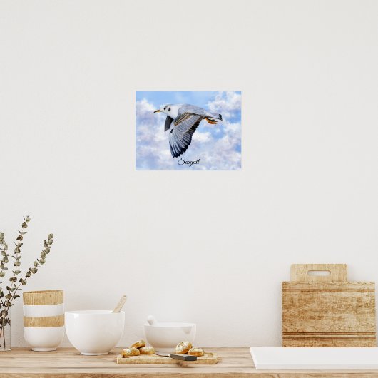 Seagull Bird Print, Value Poster Paper (Matte) (Küche)
