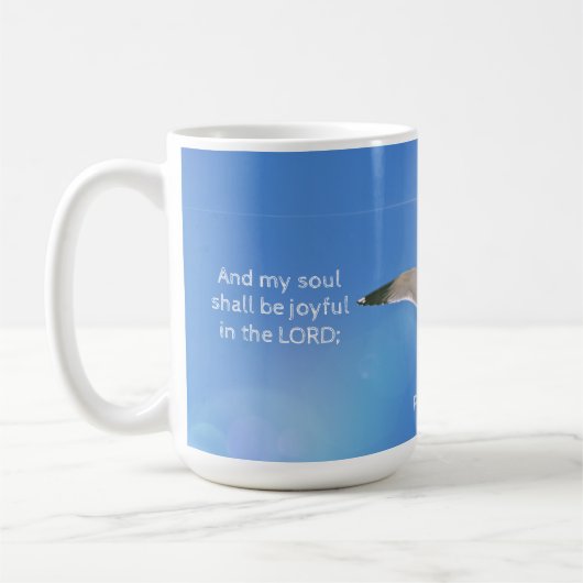 Seagull Bird Psalm Bible Verse Beach Tassen Cup (Links)