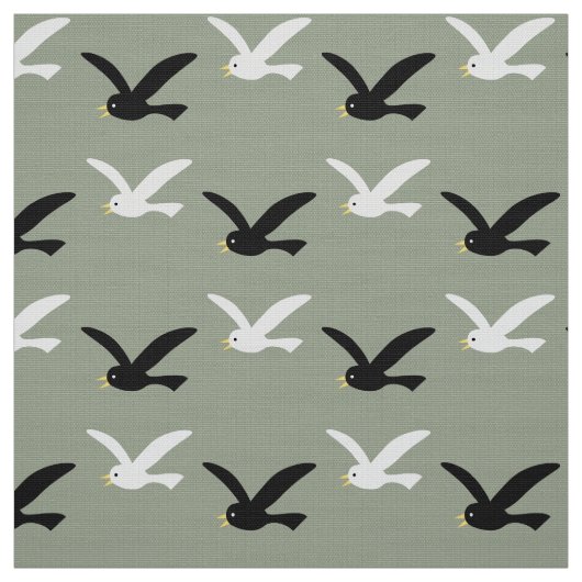Seagull & Blackbird Stoff (Muster)
