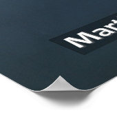 Seagull-Blätter Poster (Ecke)