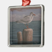 Seagull by Tom Rock Metal Ornament Aus Metall (Links)