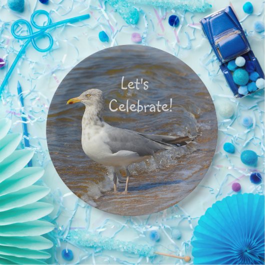 Seagull Celebration Beach Pappteller (Party)