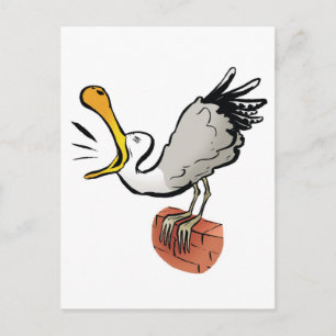 Seagull-Chat Postkarte