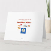 Seagull Christmas - Zu viele Wurstrollen Karte (Rückseite)