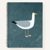Seagull Coastal Bird Fun Notizblock (Vorderseite)