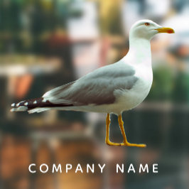 Seagull Cutout Fun Realistisch Nautic Bird Custom Fensteraufkleber
