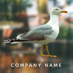 Seagull Cutout Fun Realistisch Nautic Bird Custom Fensteraufkleber