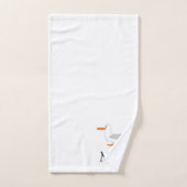 Seagull Design Monogrammed Badhandtuch Set (Handtuch)