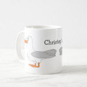 Seagull-Design Personalisiert Kaffeetasse (Vorderseite Links)