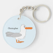 Seagull-Design Personalisiert Schlüsselanhänger (Rückseite)