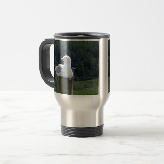 Seagull-Down Reisebecher (Vorderseite Links)