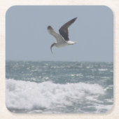 Seagull Drink Coasters Rechteckiger Pappuntersetzer (Vorderseite)