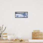 Seagull Eating on Ice Poster (Küche)