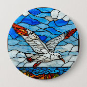 Seagull-Farbglas Button (Vorderseite)