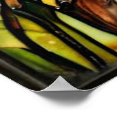 Seagull-Farbglas Poster (Ecke)