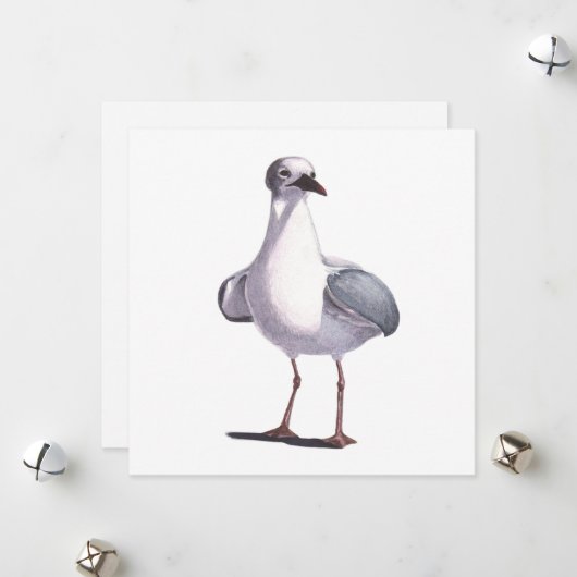 Seagull Feiertagskarte (Vorderseite/Rückseite Beispiel)