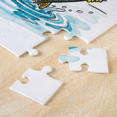 Seagull Fishing with Rod in Shallow Water Puzzle (Seite)