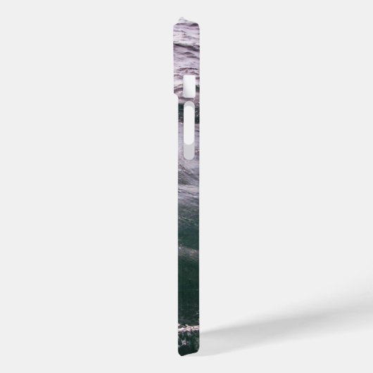 SEAGULL FLIEGT ÜBER DEM WELLENMONOGRAM Case-Mate iPhone HÜLLE (Rückseite / Links)