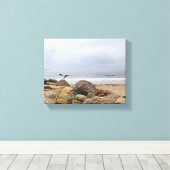 Seagull Flock Leinwanddruck (Insitu (Holzboden))