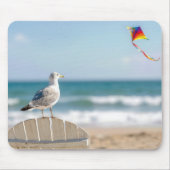 Seagull Flying a Kite Mousepad (Vorne)