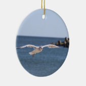 Seagull Flying Foto Ornament (Rechts)