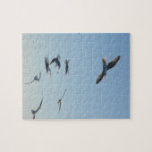 Seagull Flying Jigsaw Puzzle (Horizontal)